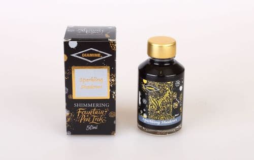 Diamine - Fountain Pen Ink - Shimmer Ink 50ml - Sparkling Shadows