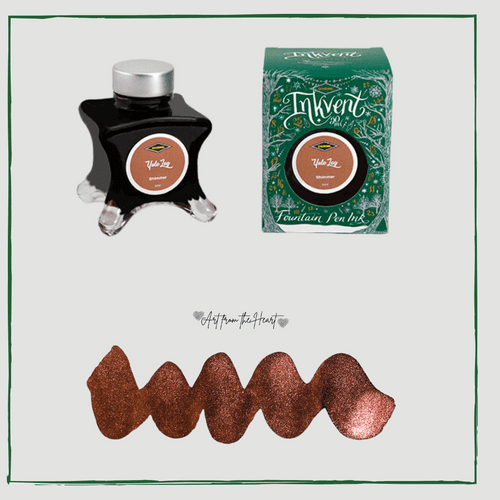 Diamine - InkVent Green Edition - 50ml ink - Yule Log Shimmer