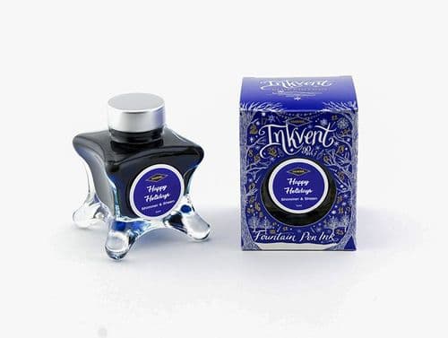 Diamine - Invent - Blue Collection - Happy Holidays Shimmer & Sheen