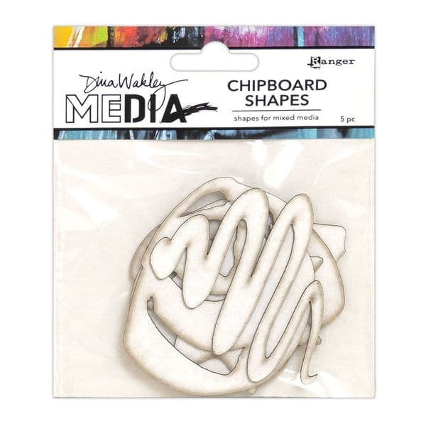 Dina Wakley - Chipboard Shapes - Basics