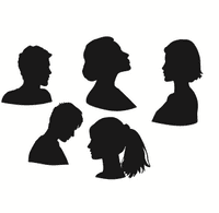 Dina Wakley - Chipboard Shapes - Profiles