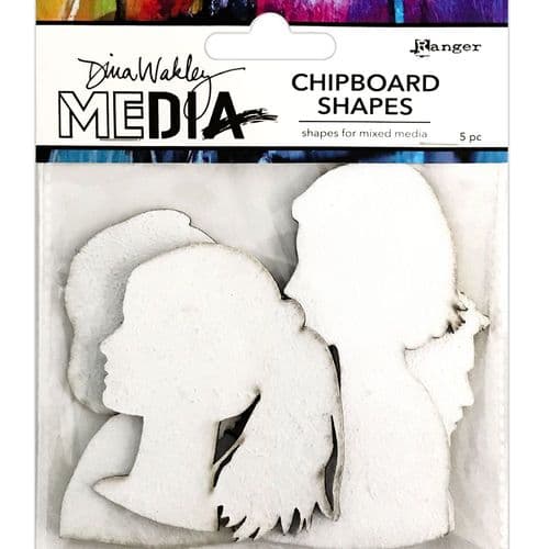 Dina Wakley - Chipboard Shapes - Profiles 