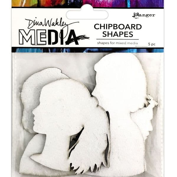 Dina Wakley - Chipboard Shapes - Profiles