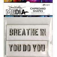 Dina Wakley - Chipboard Shapes - Speak Out