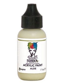 Dina Wakley Media - Acrylic Paints - 1oz Bottle - Aloe