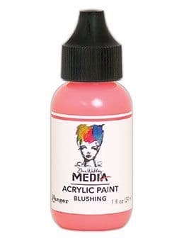 Dina Wakley Media - Acrylic Paints - 1oz Bottle - Blushing