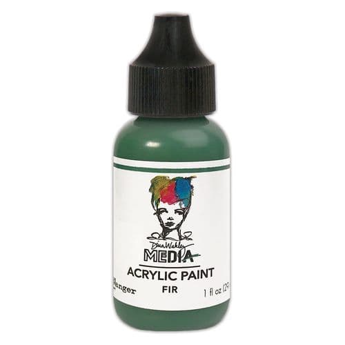Dina Wakley Media - Acrylic Paints - 1oz Bottle - Fir