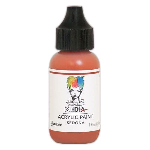 Dina Wakley Media - Acrylic Paints - 1oz Bottle - Sedona