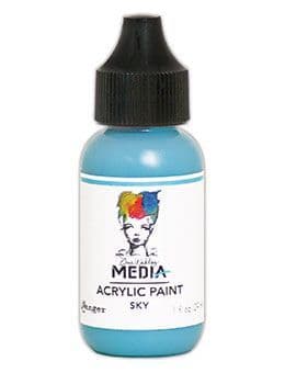 Dina Wakley Media - Acrylic Paints - 1oz Bottle - Sky
