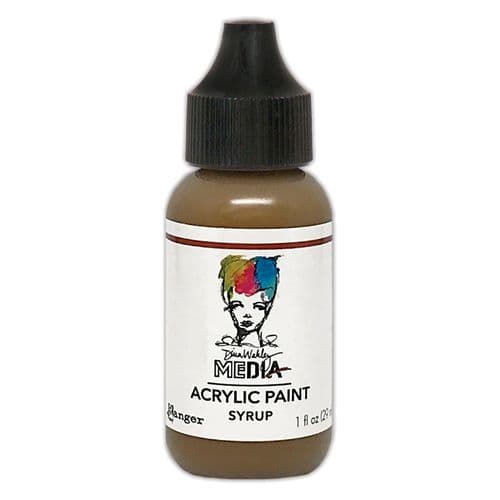 Dina Wakley Media - Acrylic Paints - 1oz Bottle - Syrup