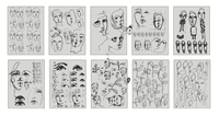 Dina Wakley Media - Collage Paper - Church Doodles