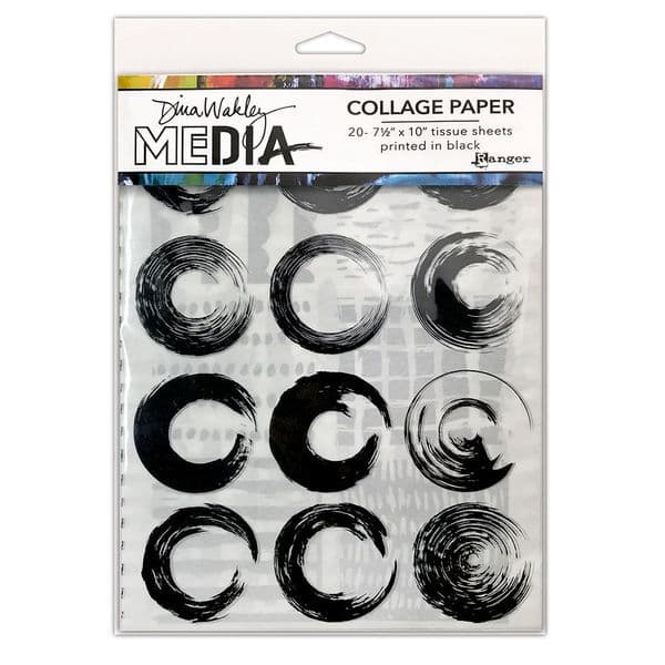 Dina Wakley Media - Collage Paper - Elements
