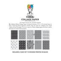 Dina Wakley Media - Collage Paper - Jumbled Letters