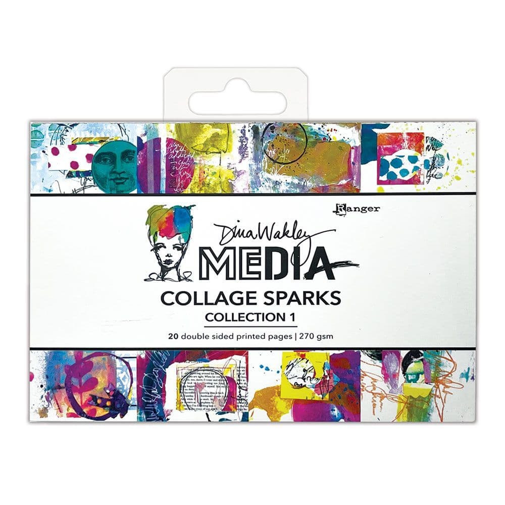 Dina Wakley - Media Collage Sparks - Collection #1