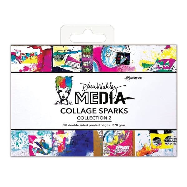 Dina Wakley - Media Collage Sparks - Collection #2