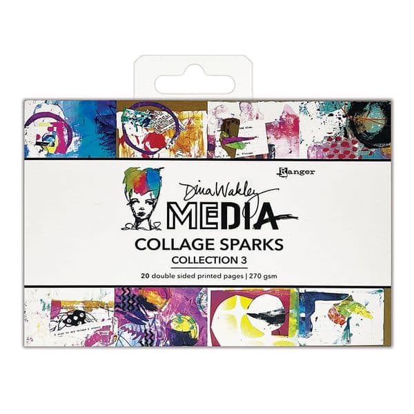 Dina Wakley - Media Collage Sparks - Collection #3