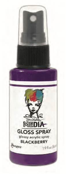 Dina Wakley - MEdia Gloss Spray - Blackberry