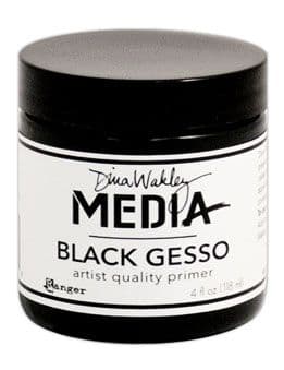 Dina Wakley Media - Mediums Gesso Black