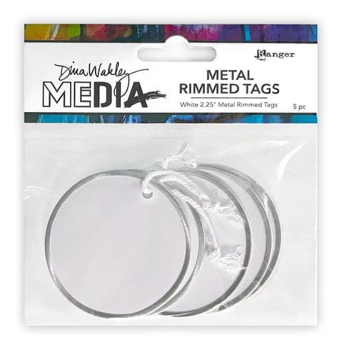 Dina Wakley Media - Metal Rimmed Tags #1