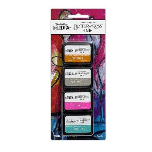 Dina Wakley Media - Mini Ink Pad Set - Dina's Faves