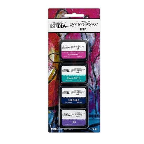 Dina Wakley Media - Mini Ink Pad Set - Happy