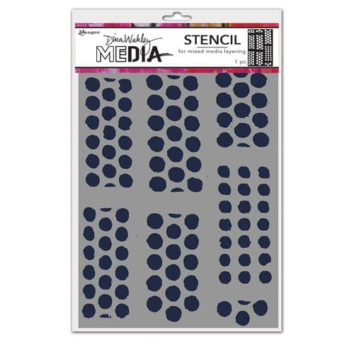 Dina Wakley Media - Stencil - Dotted Tape