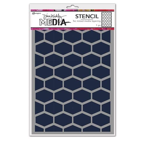 Dina Wakley Media - Stencil - Lattice