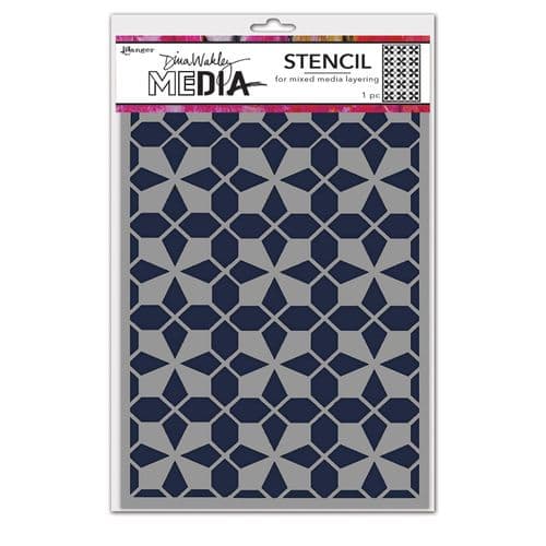 Dina Wakley Media - Stencil - Tile Floor