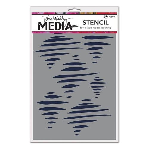 Dina Wakley Media - Stencil - Tornado 