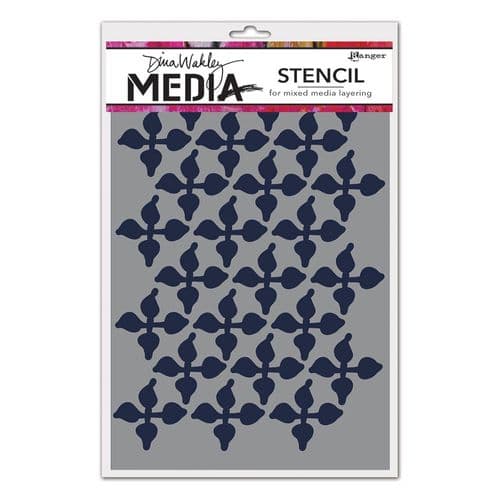 Dina Wakley Media - Stencil - Wallpaper
