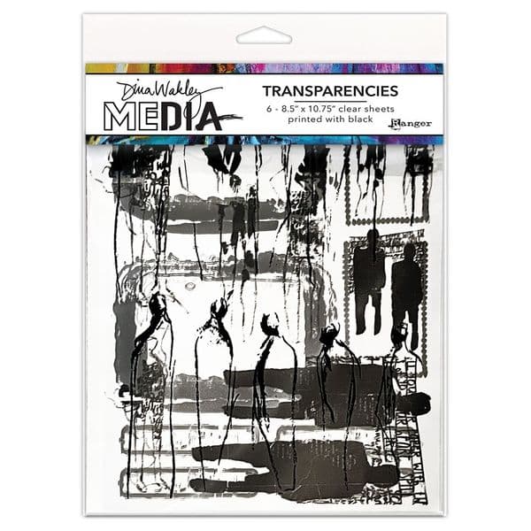 Dina Wakley - Media Transparencies - Frames & Figures #2