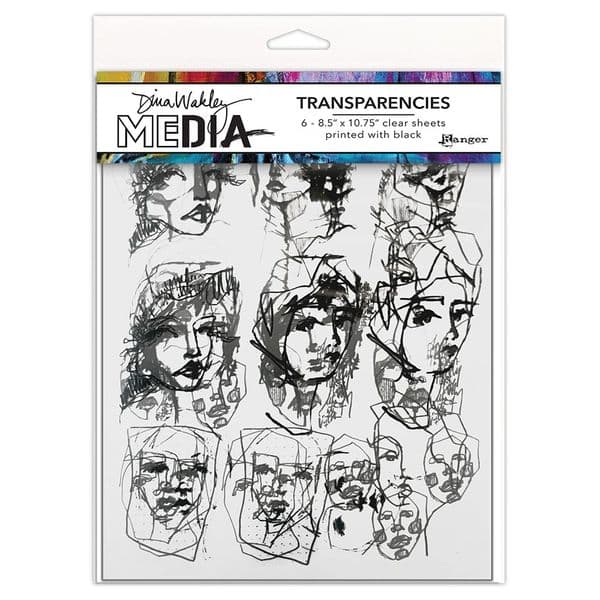 Dina Wakley - Media Transparencies - Tinies #2