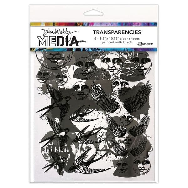 Dina Wakley - Mejudia Transparencies - Focals #2