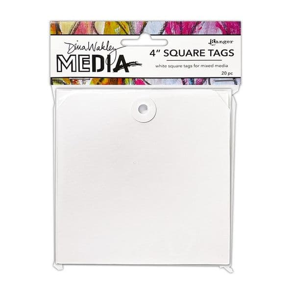 Dina Wakley - Square Tags - 4