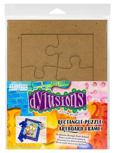 Dylusions - Artboard Frame - Rectangle Puzzle