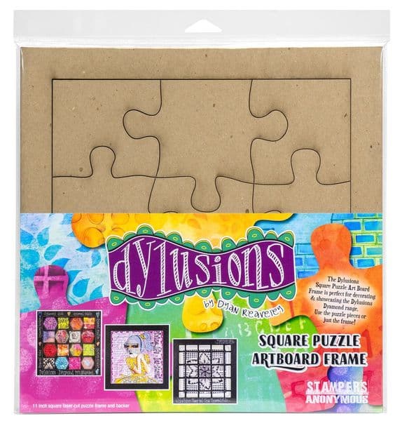 Dylusions - Artboard Frame - Square Puzzle