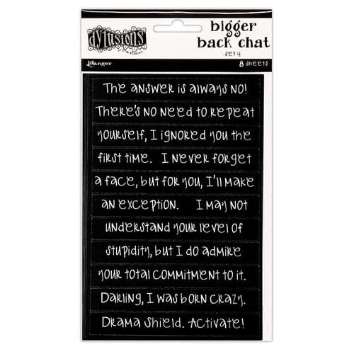 Dylusions - Bigger BackChat - Black #4