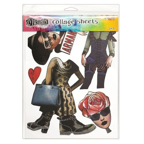 Dylusions - Collage Sheets - Set #3