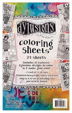 Dylusions - Colouring Sheets #1