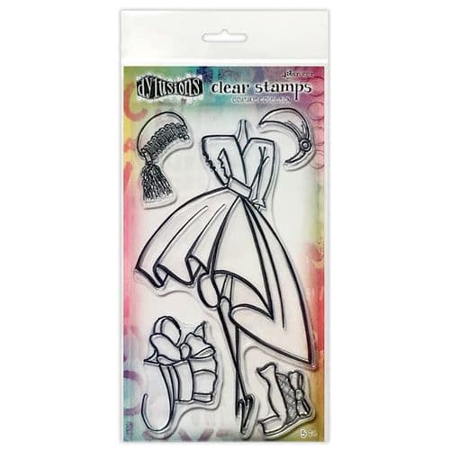 Dylusions - Couture Collection - Clear Stamps - Night at the Opera