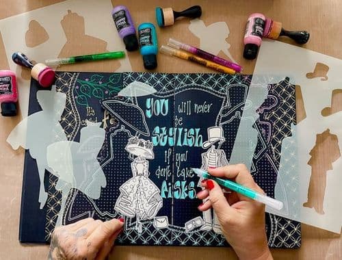 Dylusions - Couture Stencil - Bundle