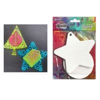 Dylusions - Dyamond Boards - Large - Baubles & Stars