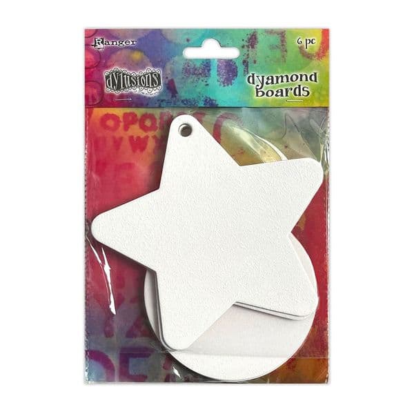 Dylusions - Dyamond Boards - Large - Baubles & Stars