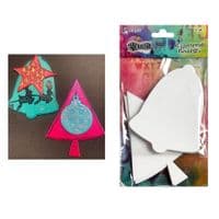 Dylusions - Dyamond Boards - Large - Trees & Bells