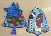Dylusions - Dyamond Boards - Large - Trees & Bells