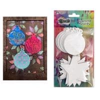 Dylusions - Dyamond Boards - Small - Baubles & Stars