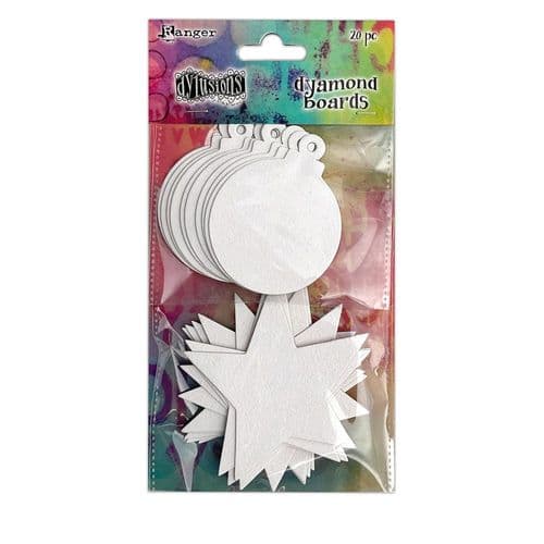 Dylusions - Dyamond Boards - Small - Baubles & Stars