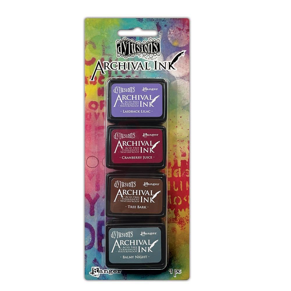 Dylusions - Mini Archival Ink Pads - Set #4