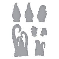 Dylusions - No Place Like Gnome - Rubber Stamp & Cutting Die Set