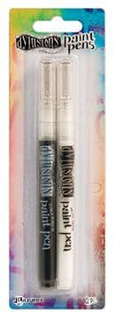 Dylusions - Paint Pens - Black Marble & White Linen